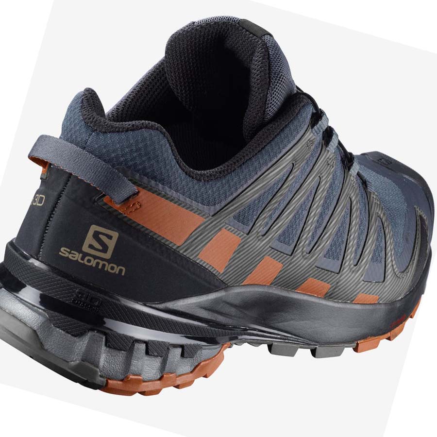 Salomon XA PRO 3D V8 GORE-TEX WIDE Trail Futócipő Férfi Fekete | HU 2088TCE